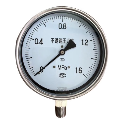 Stainless steel pressure gauge